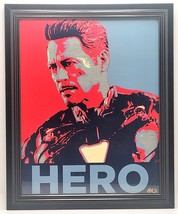 Framed Autographed Art Print &quot;Hero&quot; by Morris Haber-FM1 - £18.08 GBP