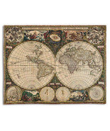 72x54 OLD WORLD MAP Globe Tapestry Afghan Throw Blanket - £49.61 GBP
