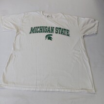 Russell Athletic Michigan State White Short Sleeve T-Shirt Size M (38-40) image 13