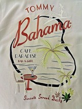 Tommy Bahama Cafe Paradise Embroidered Back Hawaiian Silk Shirt Mens Medium - £33.92 GBP