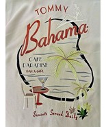 Tommy Bahama Cafe Paradise Embroidered Back Hawaiian Silk Shirt Mens Medium - £34.04 GBP
