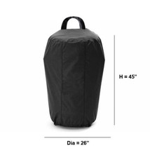 26 Dia x 45&quot; H Kamado Full Grill Cover, Heavy Duty Outdoor Water Proof BBQ - £32.31 GBP