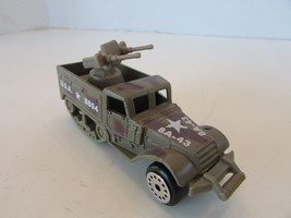 Zee Toys Diecast Military Vehicle Armored Half Track T431 US Green  H2 - £7.39 GBP