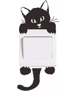 Cat Wall Stickers Light Switch Decor Decals Art Mural Baby Nursery Room ... - $12.32 CAD