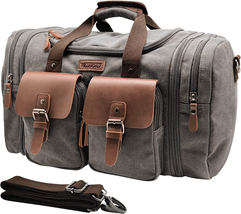 50L Travel Duffel Bag, Expandable Duffle Bag Overnight Weekender - £59.25 GBP
