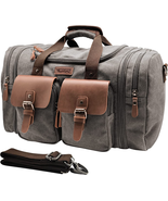 50L Travel Duffel Bag, Expandable Duffle Bag Overnight Weekender - £59.59 GBP