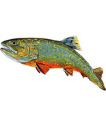 Brook Trout Fish High Quality Art Decal Truck Boat Cooler Cup Kayak Tack... - €6,03 EUR+