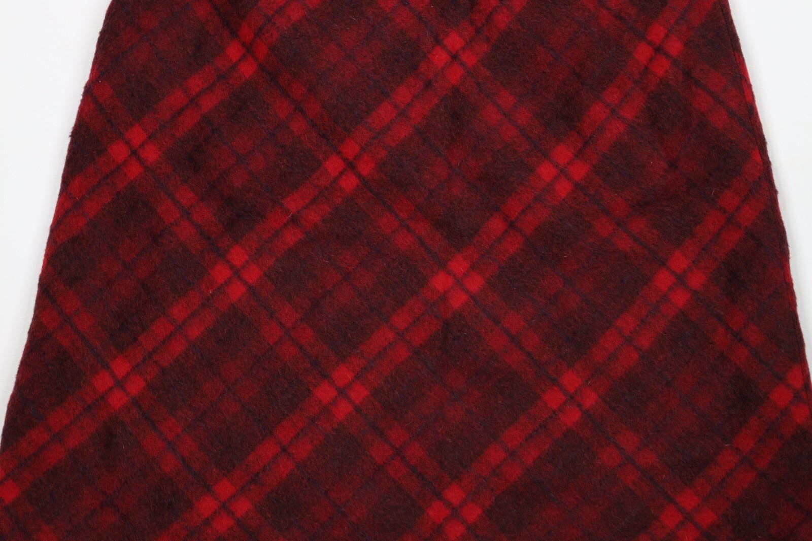 Deadstock Vintage 90s Eddie Bauer Womens 16 Alpaca Wool Mohair Blend Skirt Red Item image 9