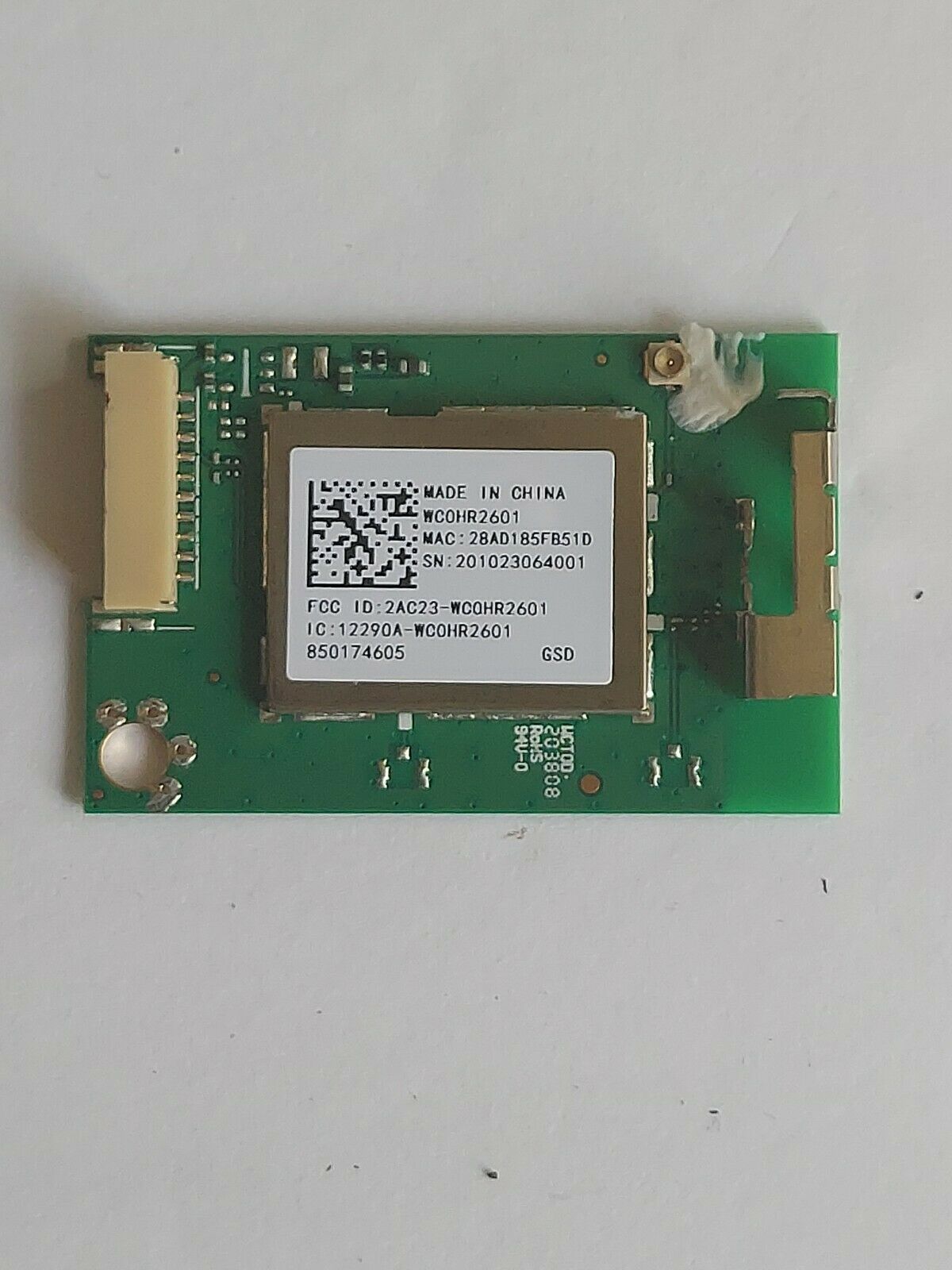 TCL ONN RCA WESTINGHOUSE 07-RT8812-MA2G WC0HR2601  WiFi Board - $0.99