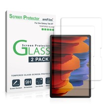 amFilm Samsung Galaxy Tab S7 (2020) Tempered Glass Screen Protector Film (2 PK) - £23.59 GBP