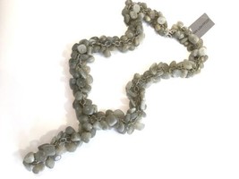 Ann Lightfoot Agate and Sterling Silver Cascade Cluster Necklace-NWT Ori... - $295.00