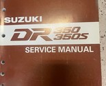 1990 1993 1996 1999 Suzuki DR350/DR350S Service Atelier Manuel 99500-430... - $99.80