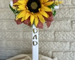 Dad Cemetery, flowers for dads grave, grave decoration, cross for grave,... - $26.00
