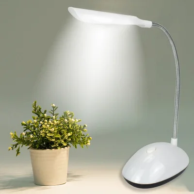 LED Desk Light Table Lamp Reading Book Light 3xAAA Battery Desk Lamp Min... - £9.90 GBP