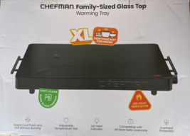 Chefman XL Family-Sized Glass Top Warming Tray - $31.68