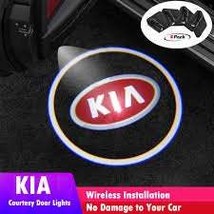 4x KIA Logo Wireless Car Door Welcome Laser Projector Shadow LED Light Emblem - £31.26 GBP
