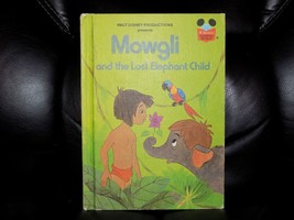 MOWGLI AND THE LOST ELEPHANT CHILD Disney&#39;s Wonderful World of Reading B... - £12.20 GBP