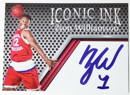 2019 Zion Williamson Iconic Ink Autographed Facsimile Reprint - Mint - £1.56 GBP