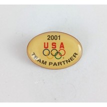 Vintage 2001 USA Team Partner Olympics Lapel Hat Pin - $8.25