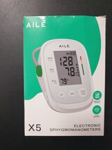 AILE X5 Upper Arm Blood Pressure Monitor Large LCD Display Automatic-Ope... - $15.95