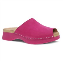 Dansko women&#39;s ravyn peep toe mule in Fuchsia - size 38 - $90.09