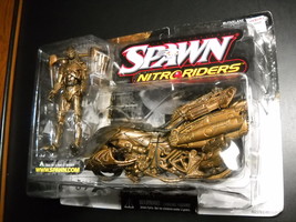 McFarlane Spawn Series Nitro Riders Green Vapor Gold Variant 1999 Sealed on Card - £15.84 GBP