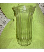 Hoosier- Glass Vase- Clear-Banded- #4088-C-  8.75 in - USA - £7.19 GBP