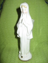 Blessed Mother Bud Vase-Painted Details-Ceramic - $152.29 MXN