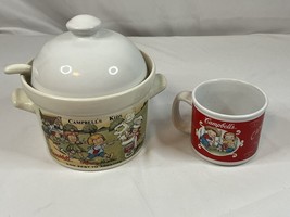 Vintage 1994 Campbells Soup Tureen And 2002 Campbells Soup Mug Lot - £13.40 GBP