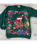 Vintage Honors Teddy Bear Christmas Sweater XL - €29,66 EUR