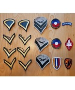 17 Vintage Mixed US Army Vietnam Era Military Patches Airborne - £38.49 GBP