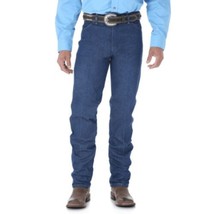 Wrangler Men&#39;s Cowboy Cut® Original Straight Fit Indigo Jeans 13MWZPR NWOT - £23.58 GBP
