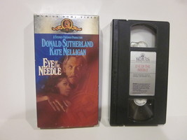 Eye Of The Needle - Vhs Donald Sutherland, Kate Nelligan Wwii Adventure - £7.46 GBP