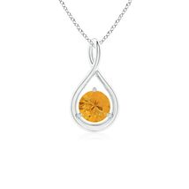 ANGARA 0.32 Ct Fire Opal Pendant Necklace for Women for Women in Sterlin... - $208.05+