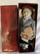 NIB #1044 Emma Dynasty Doll Collection 16&quot; Porcelain Grandma Cardinal Inc Hobo - $36.45