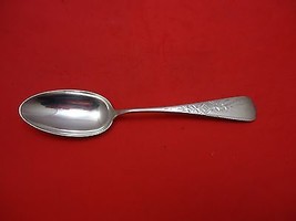 Antique Engraved #8 by Gorham Sterling Silver Serving Spoon 8 3/8&quot; - £108.24 GBP