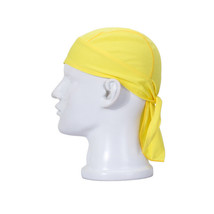Yellow - Do Rags Men Skull Cap Bandana Hat Headband Helmet Linner Beanie - £13.57 GBP