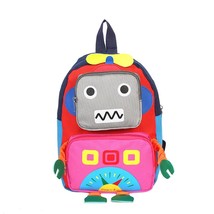 Robot Children&#39;s School Bag Korean Version  Boys Girls Anti-lost Backpack Cute T - £53.63 GBP