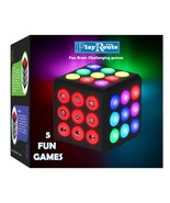 Brain &amp; Memory Cube Toy | 5 Electronic Handheld Games For Kids | Gift Id... - £42.95 GBP