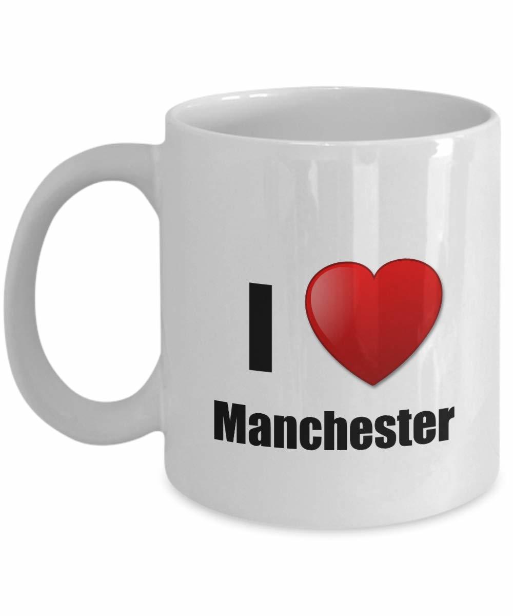 Manchester Mug I Love City Lover Pride Funny Gift Idea For Novelty Gag Coffee Te