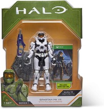 World of HALO 3.75 inch Series 1 Spartan MK VII with Pulse Carbine - £23.08 GBP