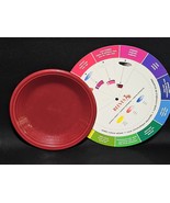 Fiesta Luncheon Plate Scarlet Red 7.25 Inch Homer Laughlin USA Retired - $32.12 CAD