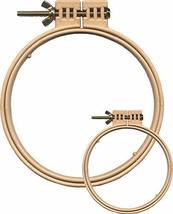 Morgan Quality Products No-Slip Embroidery Hoops Bundle, Interlocking To... - £26.61 GBP