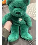 1998 Ty Beanie Buddies Erin green Beanie Baby Shamrock soft plush bear 1... - $137.98 MXN