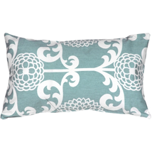 Waverly Fun Floret Spa 12x20 Throw Pillow, Complete with Pillow Insert - £33.63 GBP