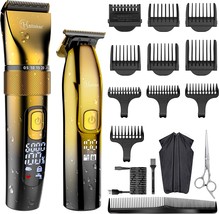 Cordless Beard Barber Clipper Hair Cutting Kit Haircut Grooming, Blade Trimmer. - £47.89 GBP