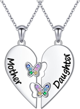 Mothers Day Gifts for Mom, S925 Sterling Silver Mother Daughter Granddaughter Fa - £46.63 GBP