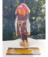 Vintage Halloween Scarecrow Figurine 12 Inches Tall Decoration FREE SHIP... - £14.72 GBP