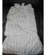 Halo Sleepsack Swaddle White W/Gray Print Size Newborn (6/12 lbs) NWOT - £16.64 GBP