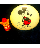60&#39;s Mickey Mouse advertising mirror~1 lil piggy - $408.28 MXN